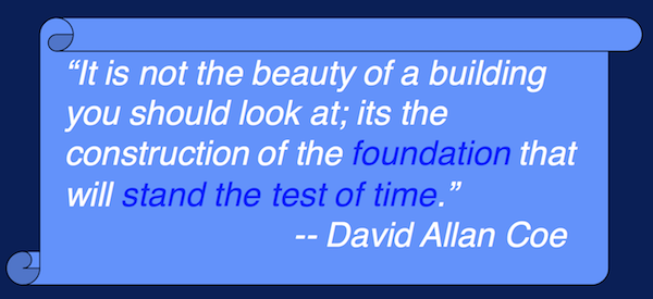 Quote about foundation